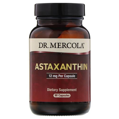 Dr. Mercola, Astaxanthin, 12 mg, 90 Capsules فوائد