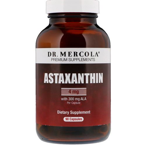 Dr. Mercola, Astaxanthin, 4 mg, 90 Capsules فوائد