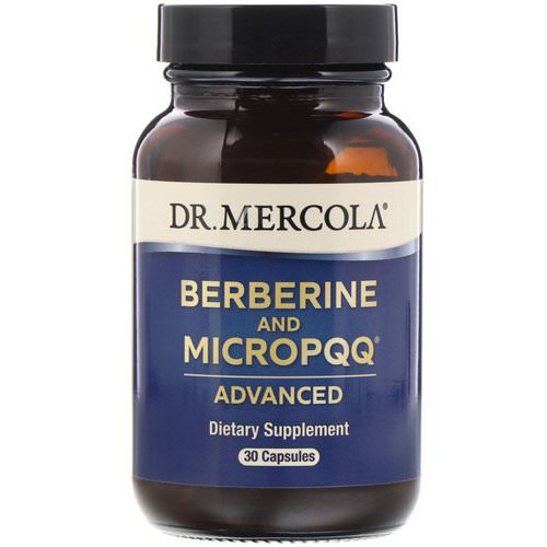Dr. Mercola, Berberine and MicroPQQ Advanced, 30 Capsules فوائد