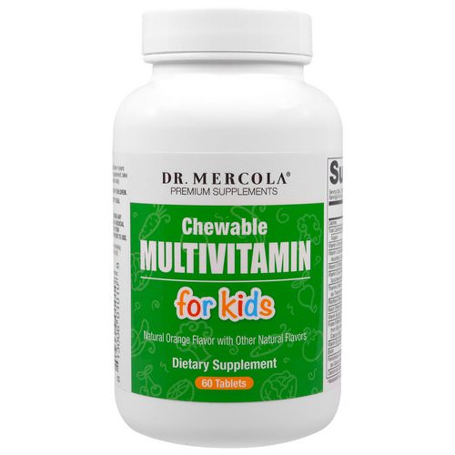 Dr. Mercola, Chewable Multivitamin for Kids, 60 Tablets فوائد