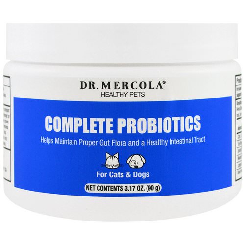 Dr. Mercola, Complete Probiotics, For Cats & Dogs, 3.17 oz (90 g) فوائد