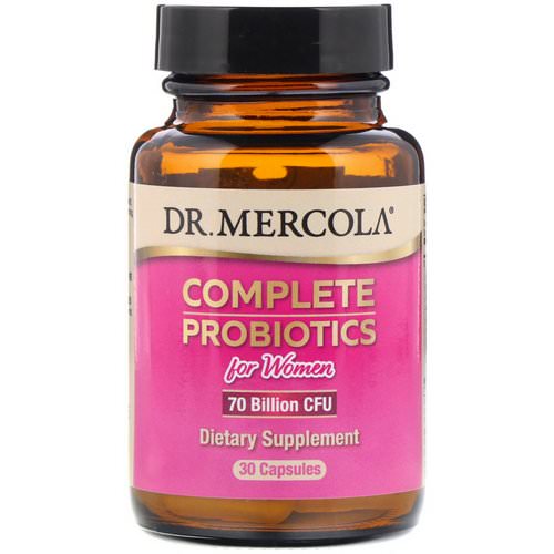 Dr. Mercola, Complete Probiotics for Women, 70 Billion CFU, 30 Capsules فوائد