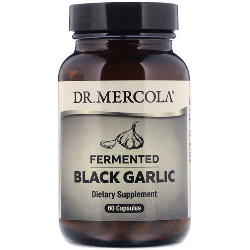 Dr. Mercola, Fermented Black Garlic, 60 Capsules فوائد
