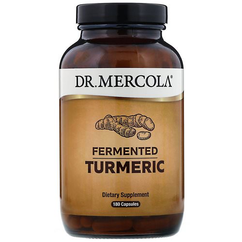 Dr. Mercola, Fermented Turmeric, 180 Capsules فوائد
