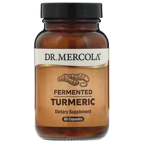 Dr. Mercola, Fermented Turmeric, 60 Capsules فوائد