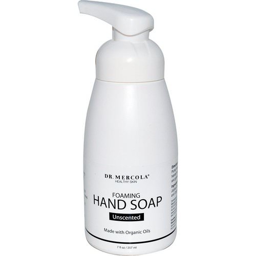 Dr. Mercola, Foaming Hand Soap, Unscented, 7 fl oz (207 ml) فوائد