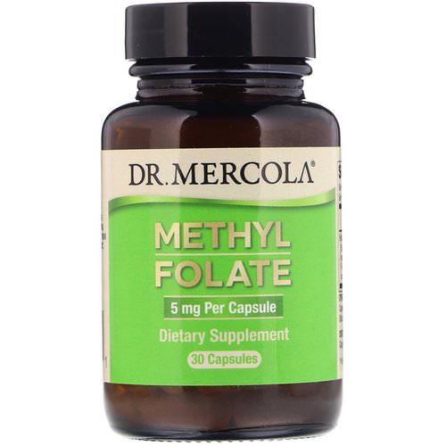 Dr. Mercola, Methyl Folate, 5 mg, 30 Capsules فوائد