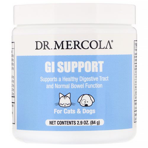 Dr. Mercola, GI Support, For Cats & Dogs, 2.9 oz (84 g) فوائد