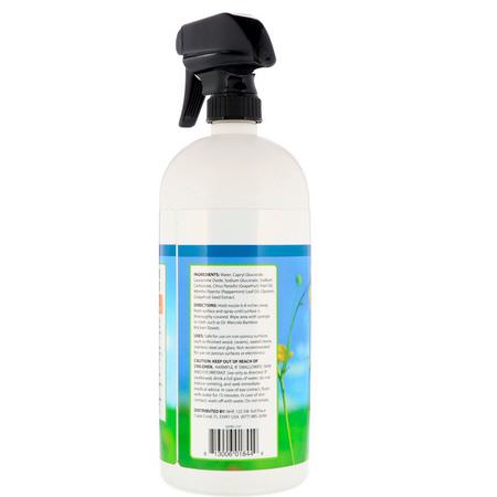 Dr. Mercola, Greener Cleaner, Multi Surface Household Spray, Fresh Citrus, 32 fl oz (946 ml):منظفات الأسطح, منزلية