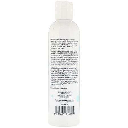 Dr. Mercola, Healthy Pets, Organic Peppermint Conditioner, for Dogs, 8 fl oz (237 ml):تطهير الجسمr, Conditioner