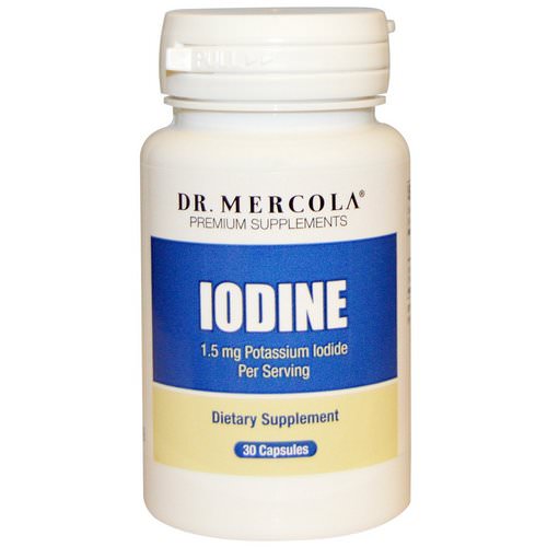 Dr. Mercola, Iodine, 1.5 mg, 30 Capsules فوائد