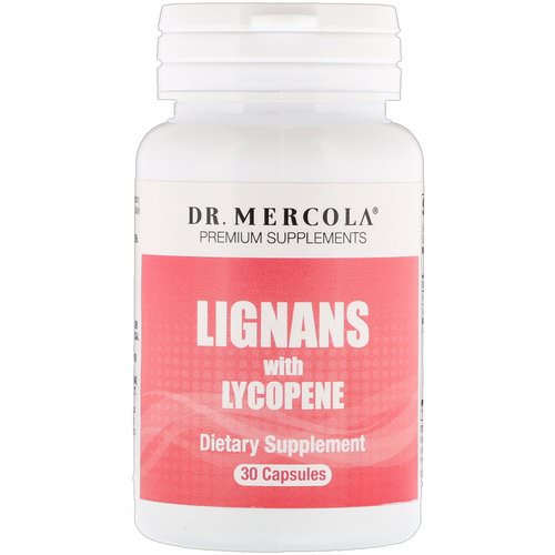 Dr. Mercola, Lignans with Lycopene, 30 Capsules فوائد