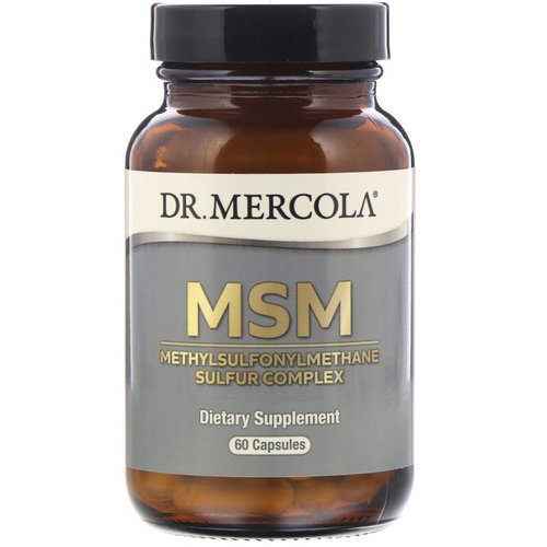 Dr. Mercola, MSM, Methylsulfonylmethane Sulfur Complex, 60 Capsules فوائد