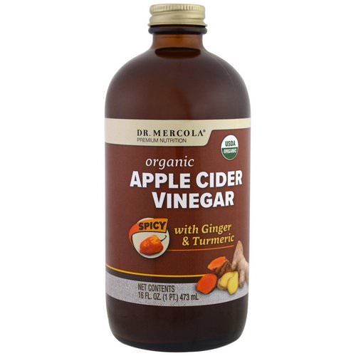 Dr. Mercola, Organic Apple Cider Vinegar, Spicy, 16 oz (473 ml) فوائد