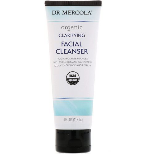 Dr. Mercola, Organic Clarifying Facial Cleanser, 4 fl oz (118 ml) فوائد