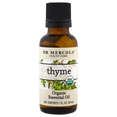 Dr. Mercola, Organic Essential Oil, Thyme, 1 oz (30 ml) فوائد