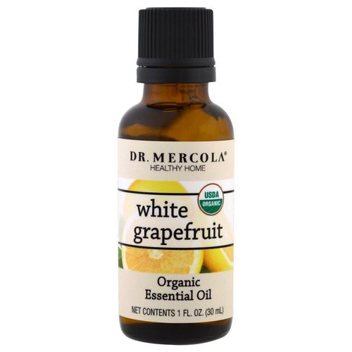 Dr. Mercola, Organic Essential Oil, White Grapefruit, 1 oz (30 ml) فوائد
