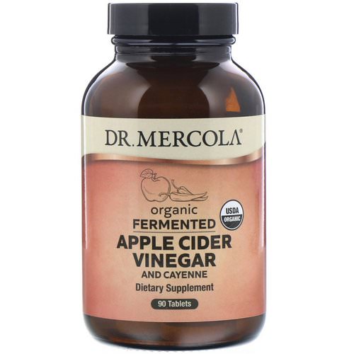 Dr. Mercola, Organic Fermented Apple Cider Vinegar and Cayenne, 90 Tablets فوائد