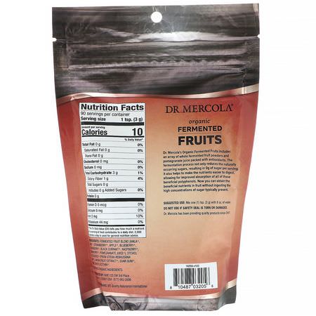 Dr. Mercola, Organic Fermented Fruits, 9.5 oz (270 g):ف,اكه, س,برف,دس