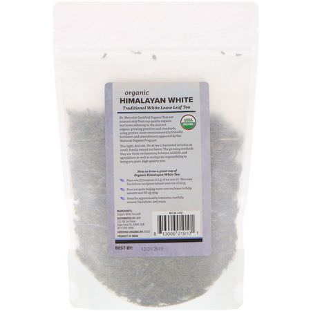 Dr. Mercola, Organic Himalayan White, Loose Leaf Tea, 4 oz (113.4 g):الشاي الأبيض