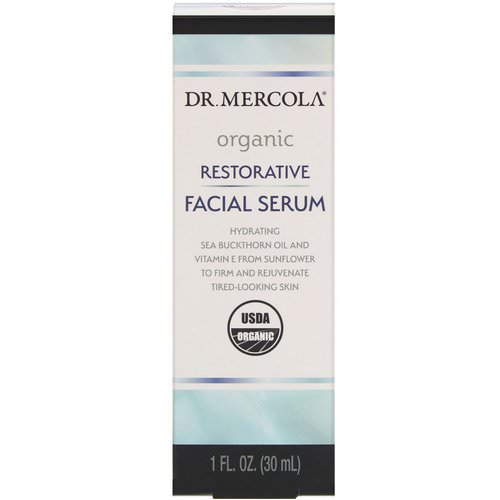Dr. Mercola, Organic Restorative Facial Serum, 1 fl oz (30 ml) فوائد