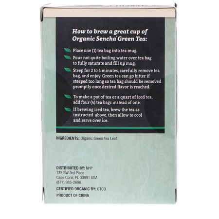 Dr. Mercola, Organic Sencha Green, Traditional Green Tea, 18 Tea Bags, 1.27 oz (36 g):شاي أخضر ,شاي سنشا