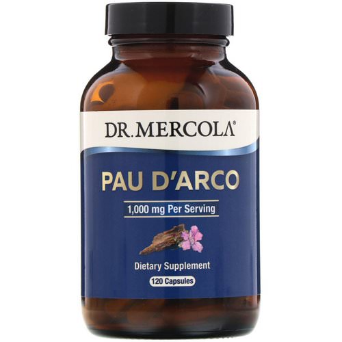 Dr. Mercola, Pau D'Arco, 1,000 mg, 120 Capsules فوائد