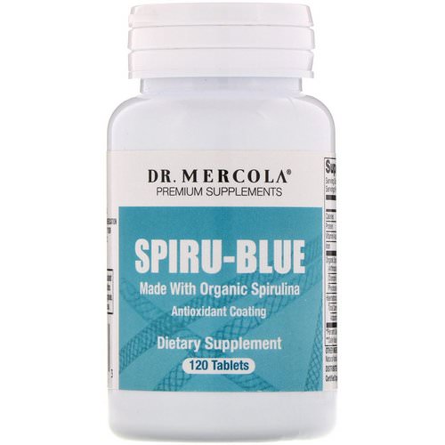 Dr. Mercola, Spiru-Blue, with Antioxidant Coating, 120 Tablets فوائد