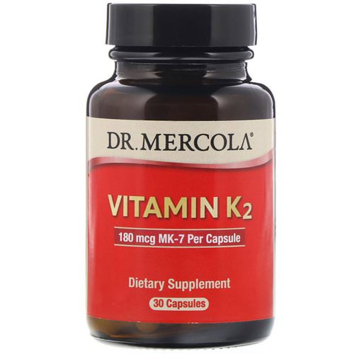 Dr. Mercola, Vitamin K2, 180 mcg, 30 Capsules فوائد