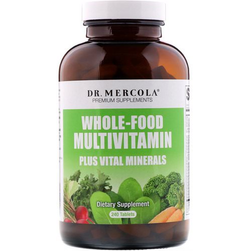 Dr. Mercola, Whole-Food Multivitamin Plus Vital Minerals, 240 Tablets فوائد