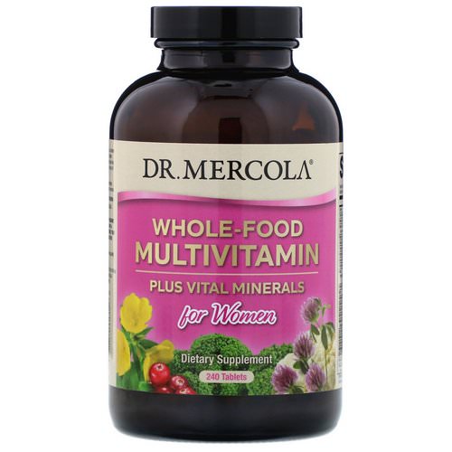 Dr. Mercola, Whole-Food Multivitamin Plus Vital Minerals for Women, 240 Tablets فوائد
