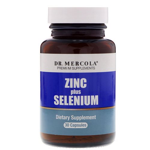 Dr. Mercola, Zinc Plus Selenium, 30 Capsules فوائد