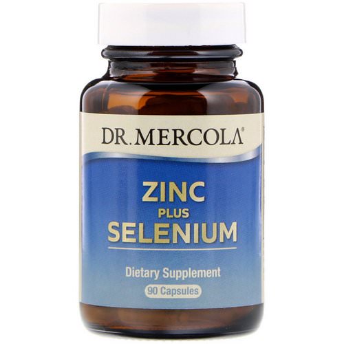 Dr. Mercola, Zinc Plus Selenium, 90 Capsules فوائد