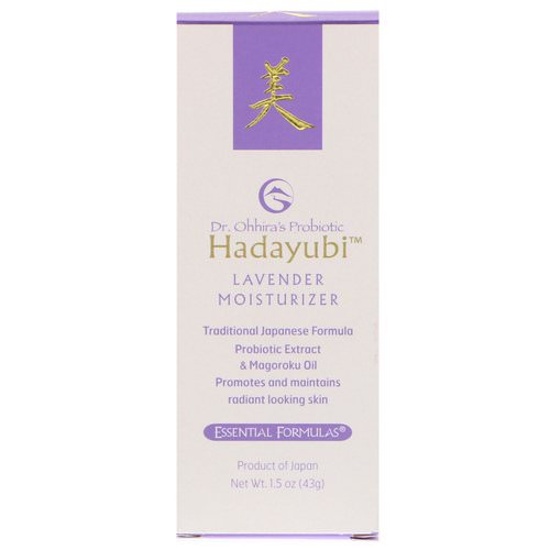 Dr. Ohhira's, Probiotic, Hadayubi Lavender Moisturizer, 1.5 oz (43 g) فوائد