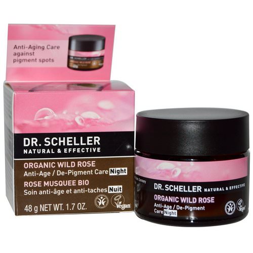 Dr. Scheller, Anti-Age / De-Pigment Care, Night, Organic Wild Rose, 1.7 oz (48 g) فوائد