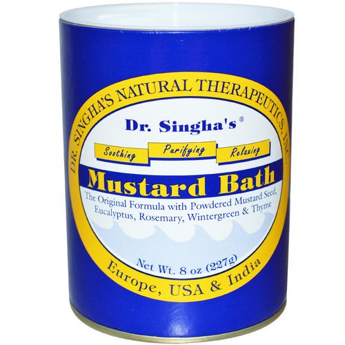 Dr. Singha's, Mustard Bath, 8 oz (227 g) فوائد