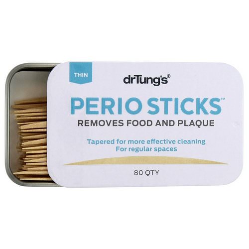 Dr. Tung's, Perio Sticks, Thin, 80 Sticks فوائد
