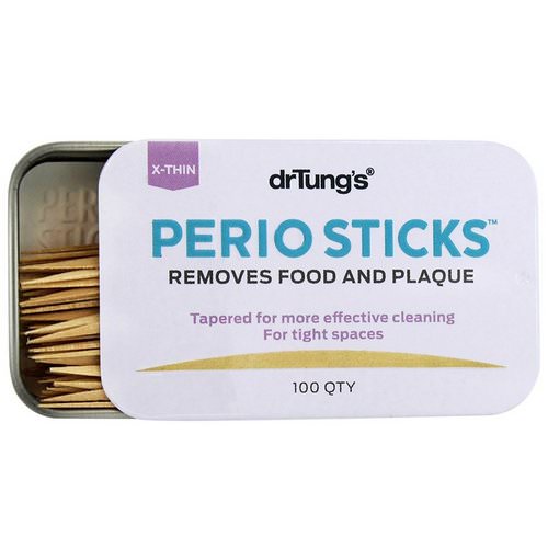 Dr. Tung's, Perio Sticks, X-Thin, 100 Sticks فوائد