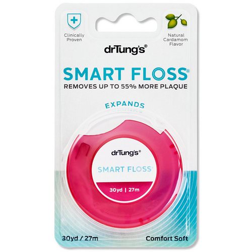 Dr. Tung's, Smart Floss, Natural Cardamom Flavor, 30 yd (27 m) فوائد