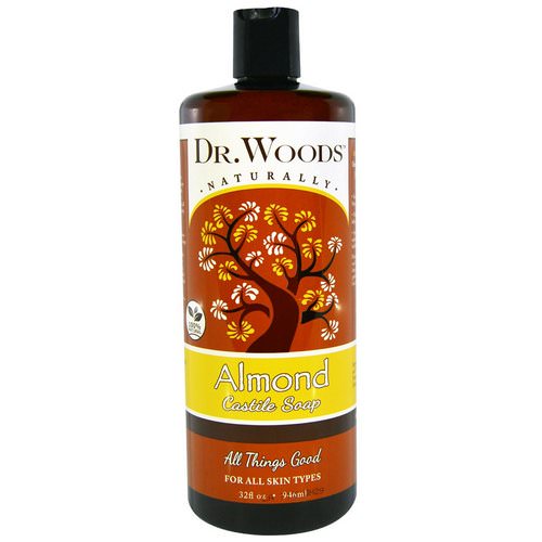 Dr. Woods, Almond Castile Soap, 32 fl oz (946 ml) فوائد