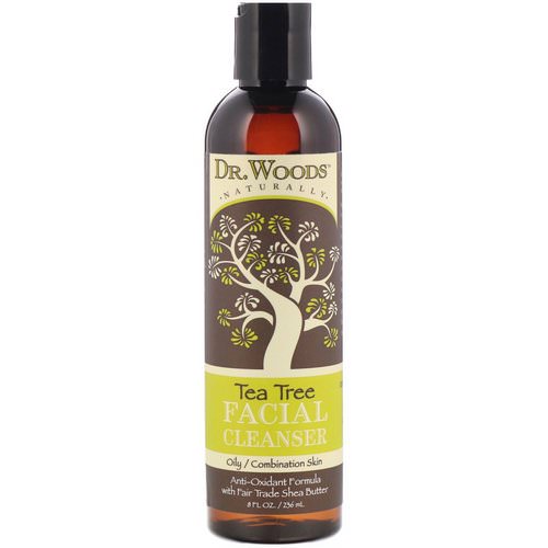 Dr. Woods, Facial Cleanser, Tea Tree, 8 fl oz (236 ml) فوائد