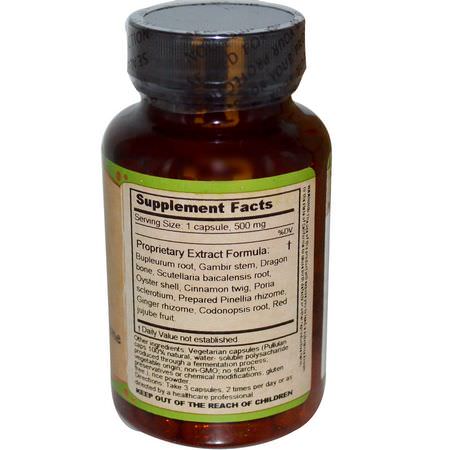 Dragon Herbs, Bupleurum & Dragon Bone, 500 mg, 100 Veggie Caps:Bupleurum, عشبي