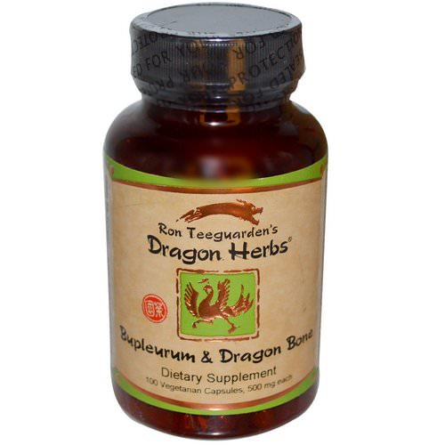 Dragon Herbs, Bupleurum & Dragon Bone, 500 mg, 100 Veggie Caps فوائد