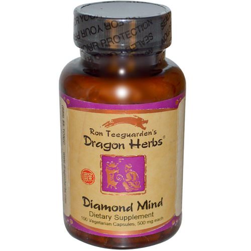 Dragon Herbs, Diamond Mind, 500 mg Each, 100 Veggie Caps فوائد