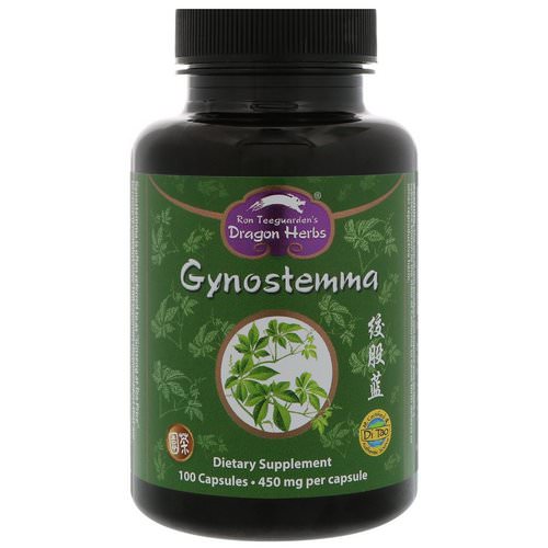 Dragon Herbs, Gynostemma, 450 mg, 100 Capsules فوائد