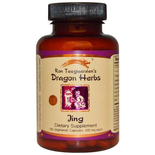 Dragon Herbs, Jing, 500 mg, 100 Veggie Caps فوائد