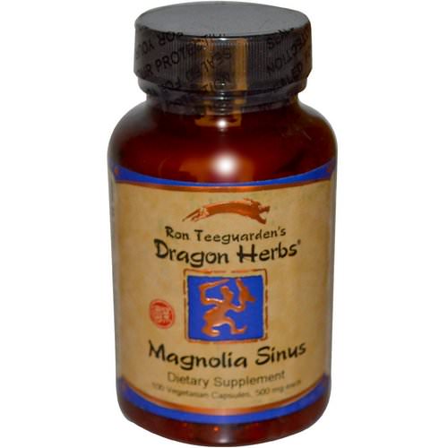 Dragon Herbs, Magnolia Sinus, 500 mg, 100 Veggie Caps فوائد