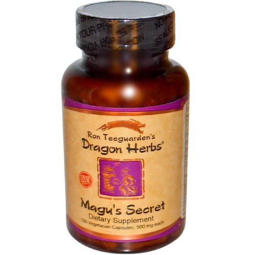 Dragon Herbs, Magu's Secret, 500 mg, 100 Veggie Caps فوائد
