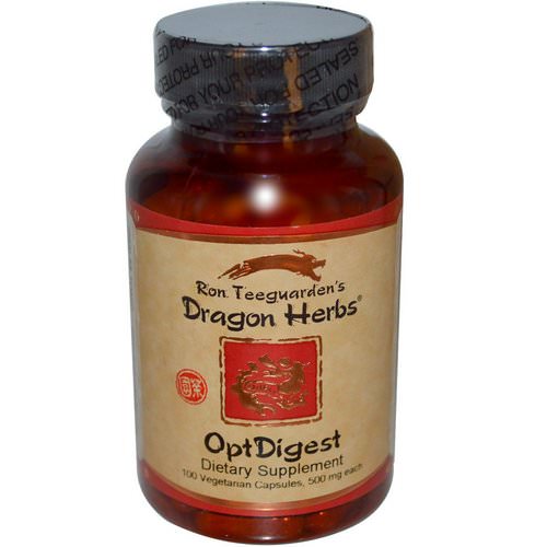 Dragon Herbs, OptDigest, 500 mg, 100 Veggie Caps فوائد