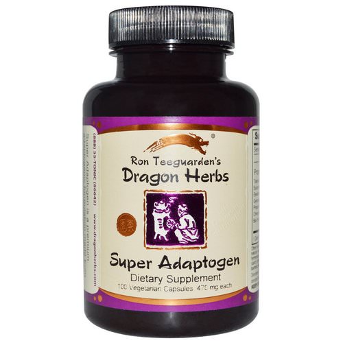 Dragon Herbs, Super Adaptogen, 470 mg, 100 Veggie Caps فوائد